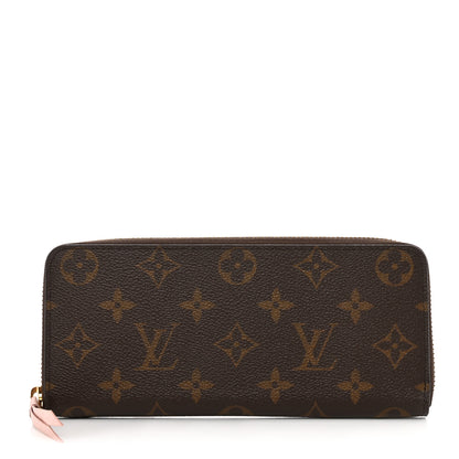 Louis Vuitton Monogram Clemence Wallet Rose Ballerine 1 of 8