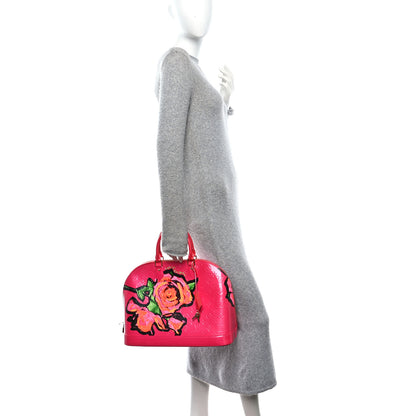 Louis Vuitton Vernis Roses Alma MM Rose Pop 2 of 9