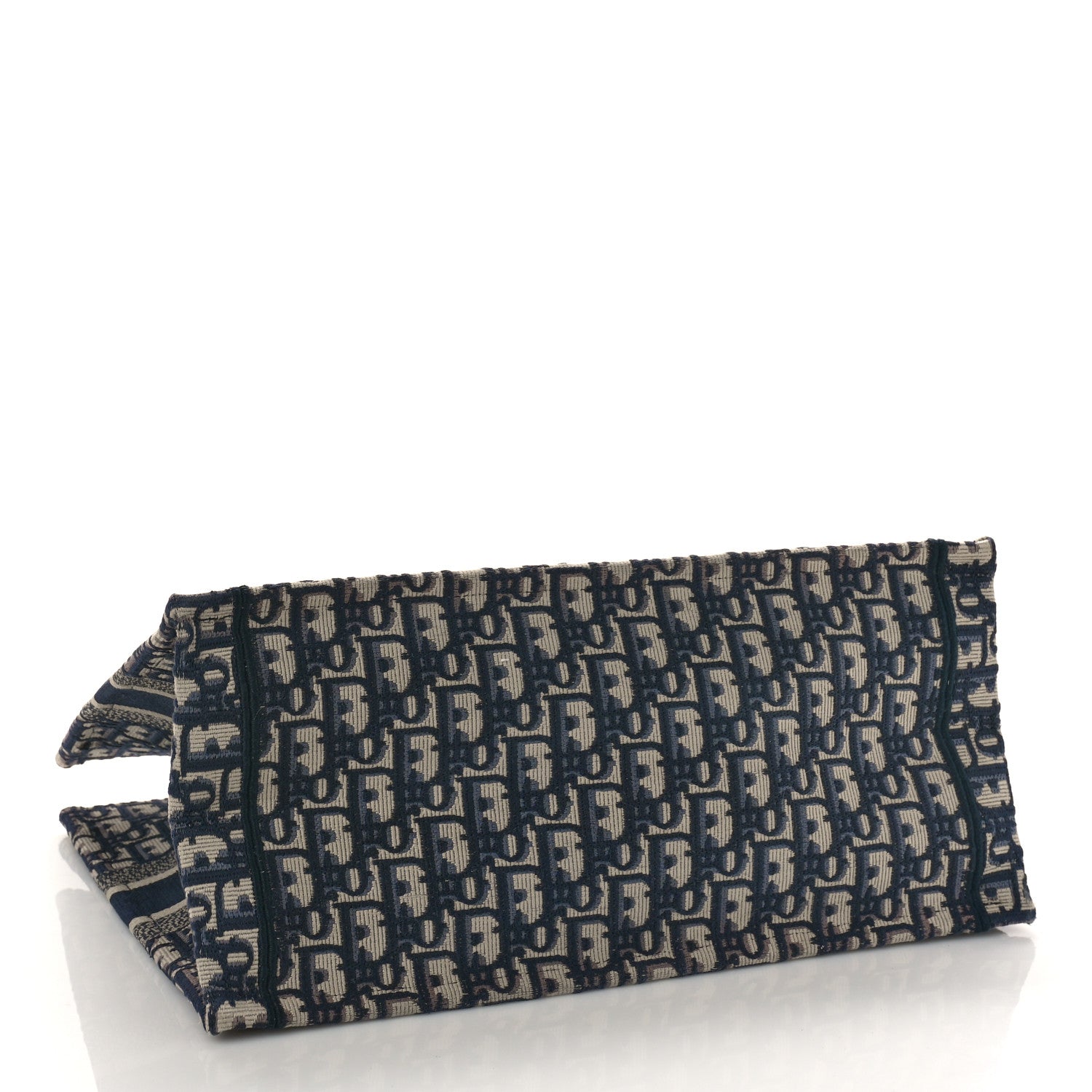 Christian Dior Oblique Medium Book Tote Blue Multicolor 4 of 8