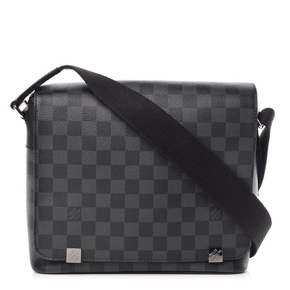 Louis Vuitton Damier Graphite District PM 1 of 9