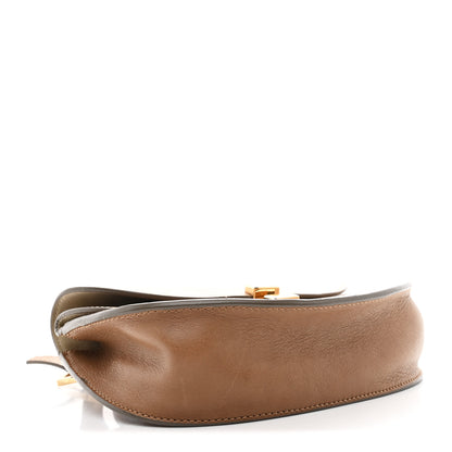 Chloe Calfskin Georgia Crossbody Bag Chestnut Cream 4 of 12