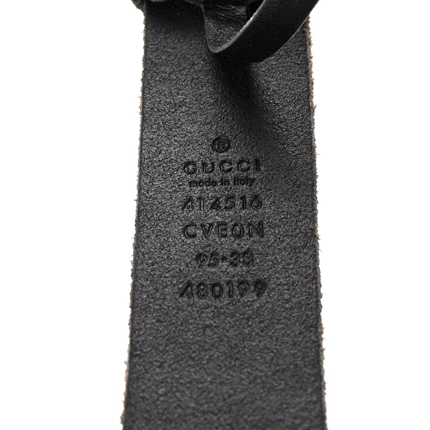 Faded Calfskin Double G 30mm Belt 95 38 Black