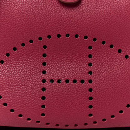 Hermes Taurillon Clemence Evelyne III GM Rubis 8 of 13