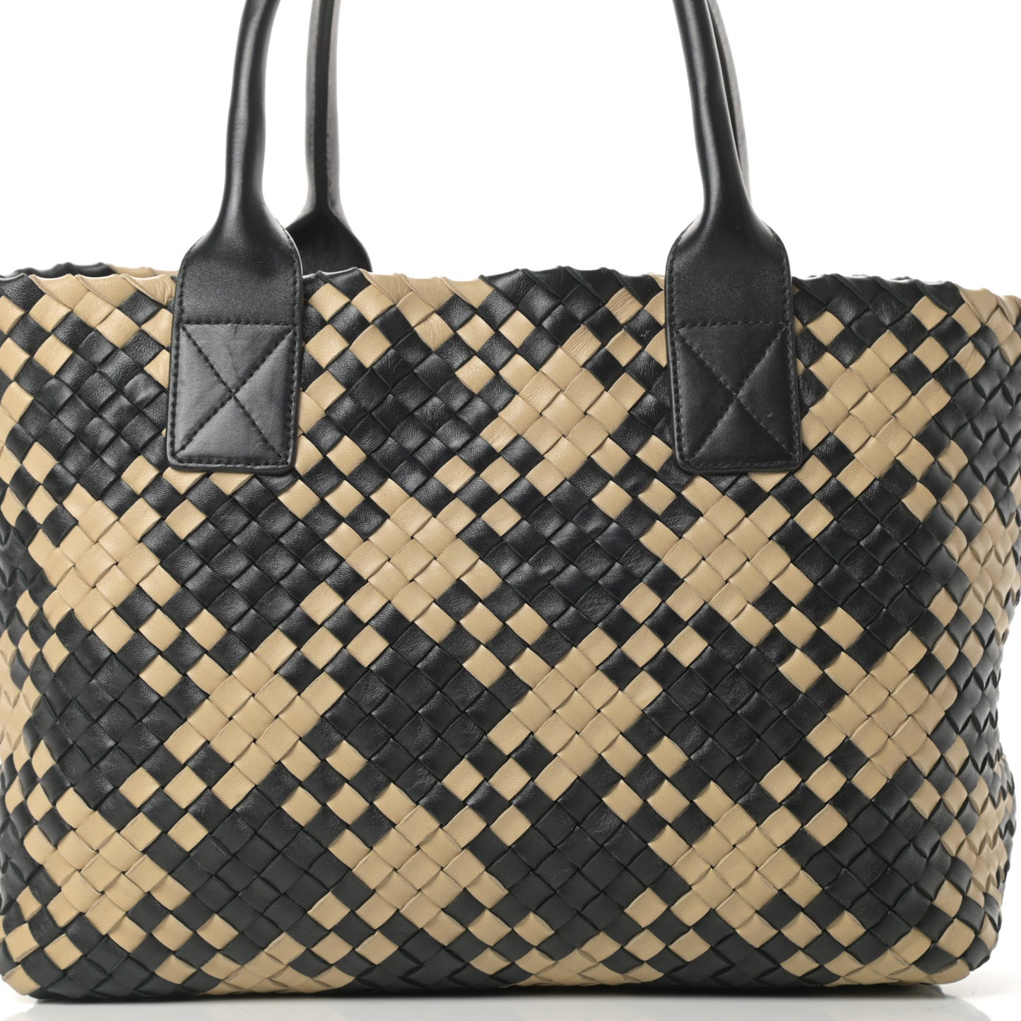 Nappa Intrecciato Mini Cabat Tote Multicolor