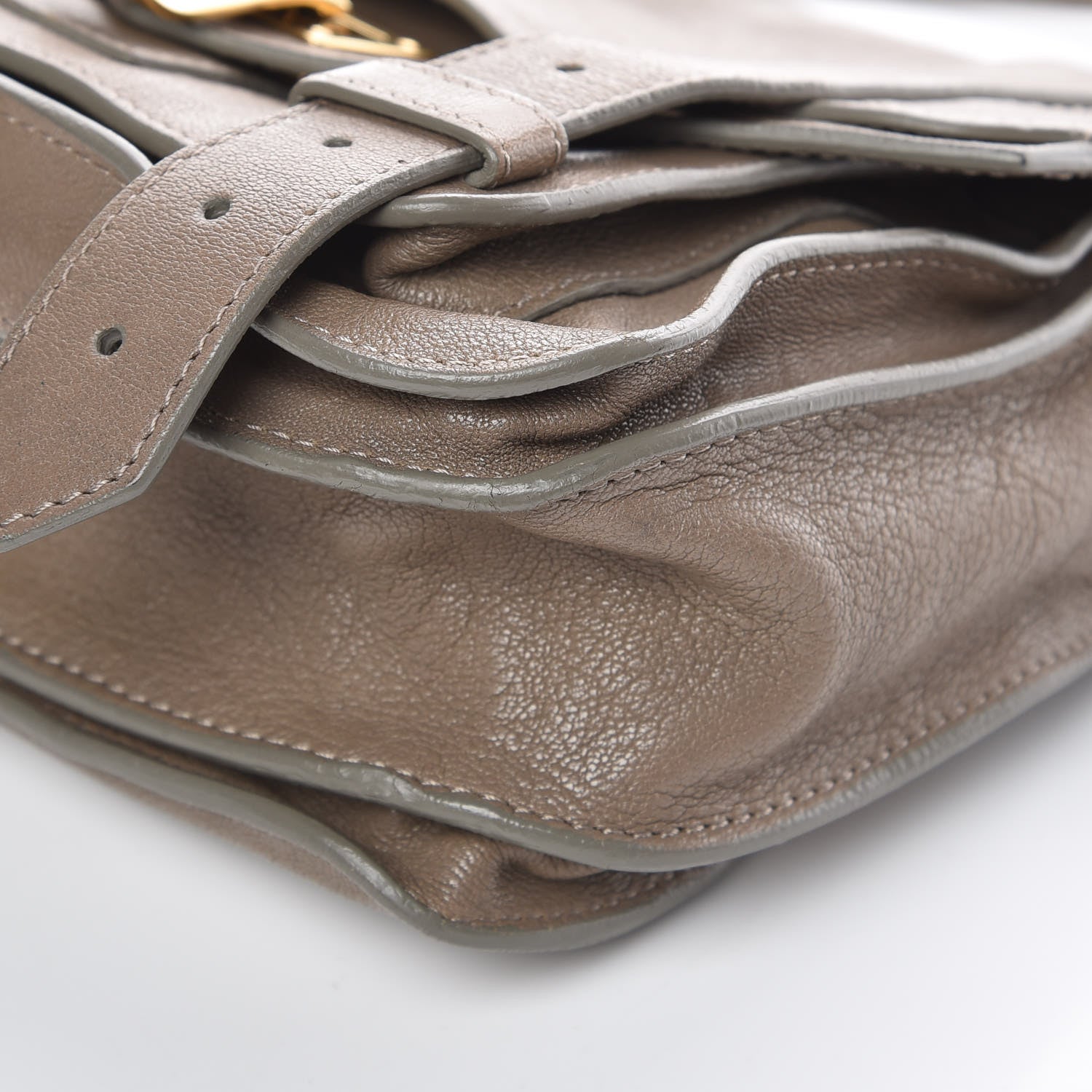 Proenza Schouler Lambskin PS1 Mini Pouch Messenger Smoke 8 of 10