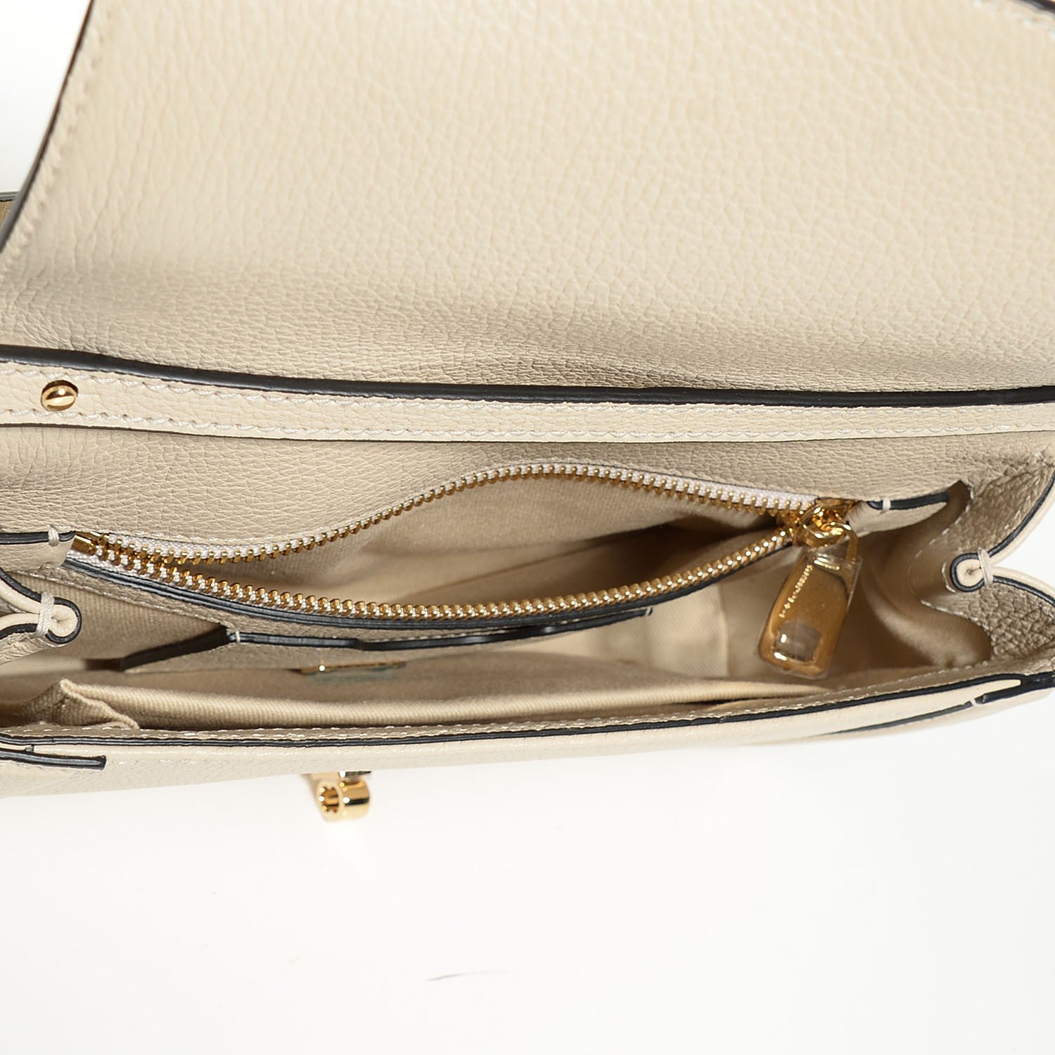 Dolce & Gabbana Calfskin Mini Miss Bonita Satchel Beige 5 of 7