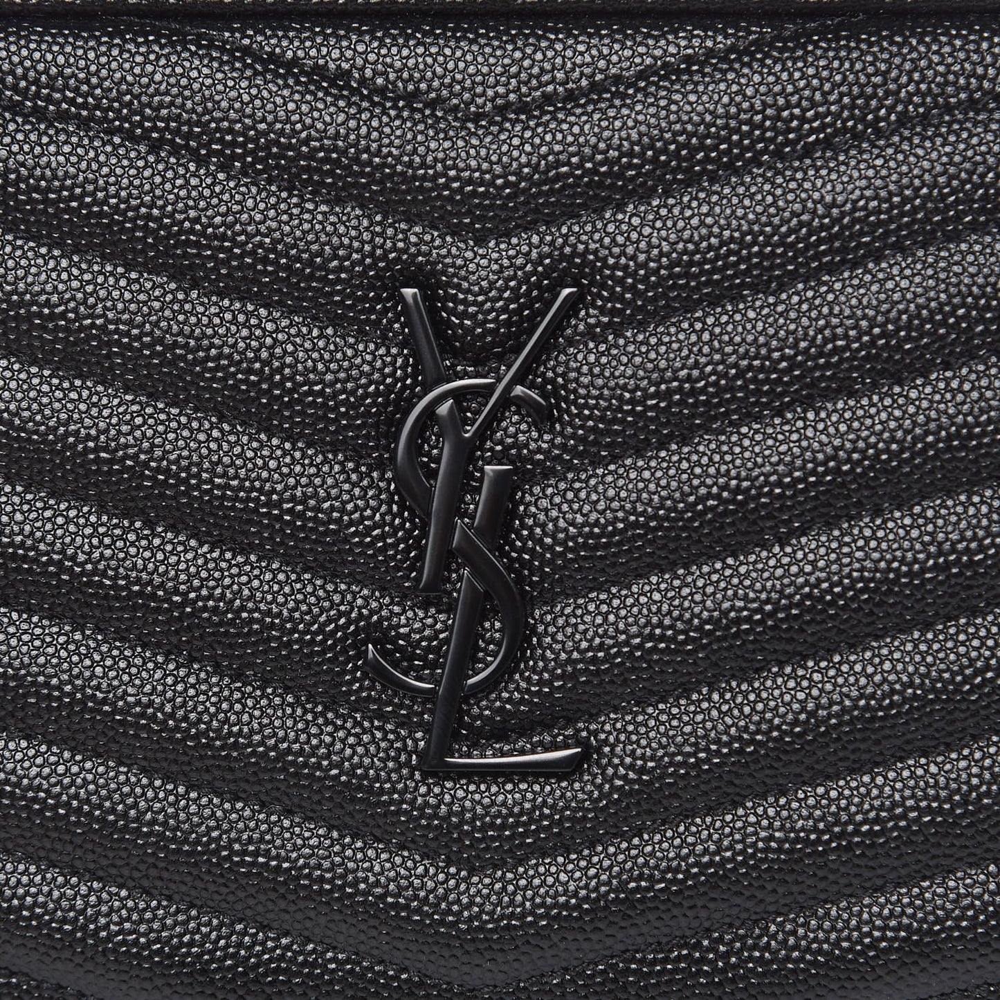 Grain De Poudre Matelasse Monogram Mini Lou Camera Bag Black