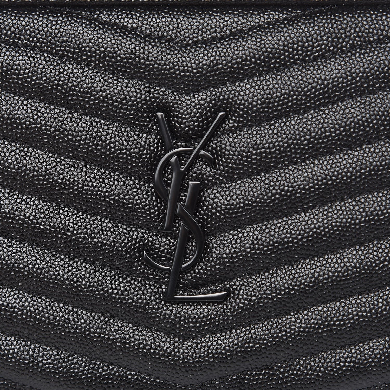 Saint Laurent Grain De Poudre Matelasse Monogram Mini Lou Camera Bag Black 10 of 11