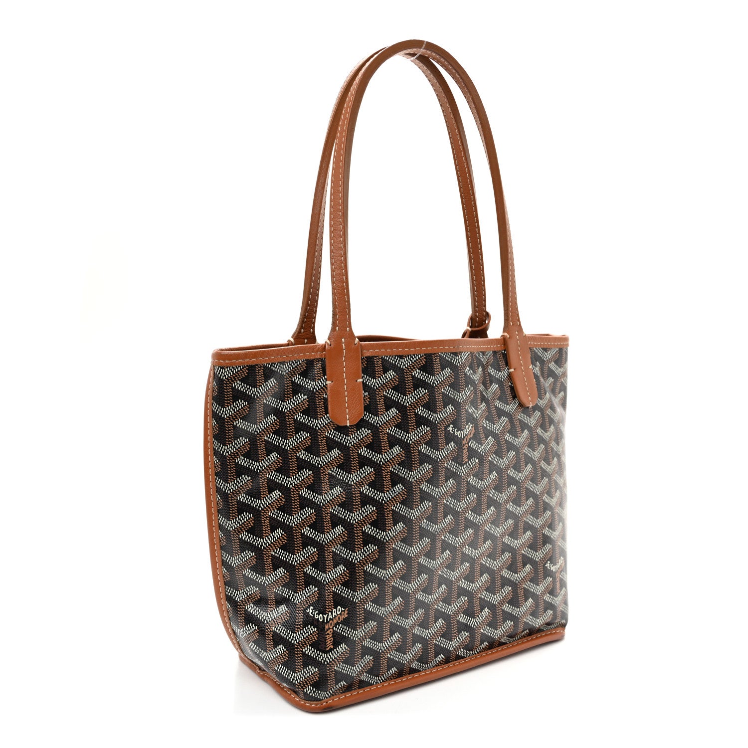 Goyard Goyardine Reversible Mini Anjou Black Gold 6 of 18