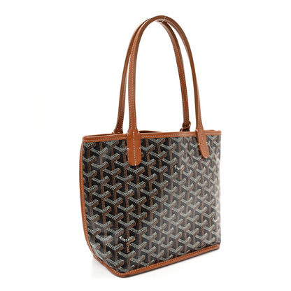 Goyard Goyardine Reversible Mini Anjou Black Gold 6 of 18