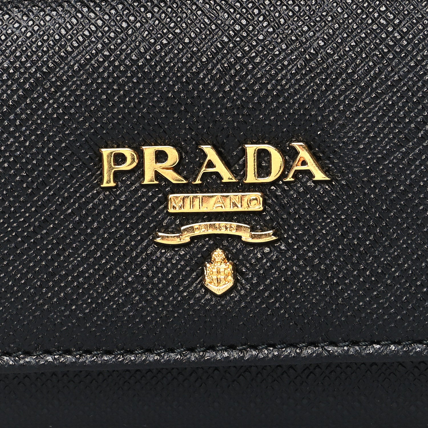 Prada Saffiano Metal 6 Key Holder Nero Black 7 of 8