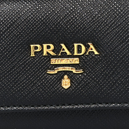 Prada Saffiano Metal 6 Key Holder Nero Black 7 of 8