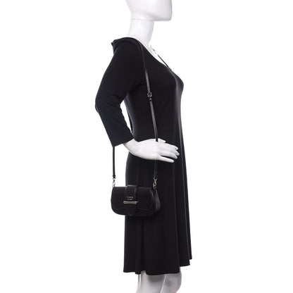 Prada City Calfskin Saffiano Mini Sidonie Shoulder Bag Black 2 of 10