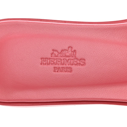 Hermes Epsom Oran Sandals 37 Rouge Azalee 7 of 10