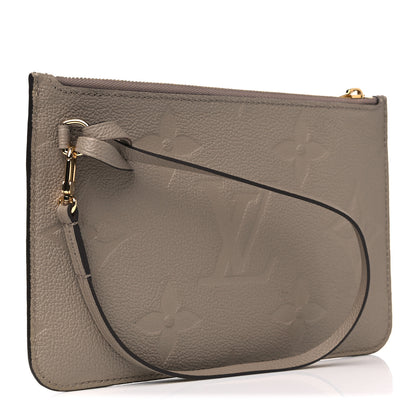 Louis Vuitton Empreinte Monogram Giant Neverfull MM Pochette Tourterelle 2 of 4