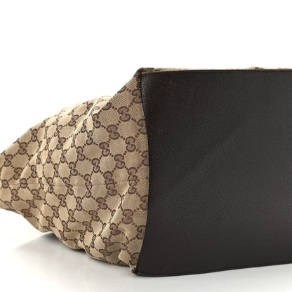 Gucci GG Monogram Large Web Handle Bucket Tote 5 of 17