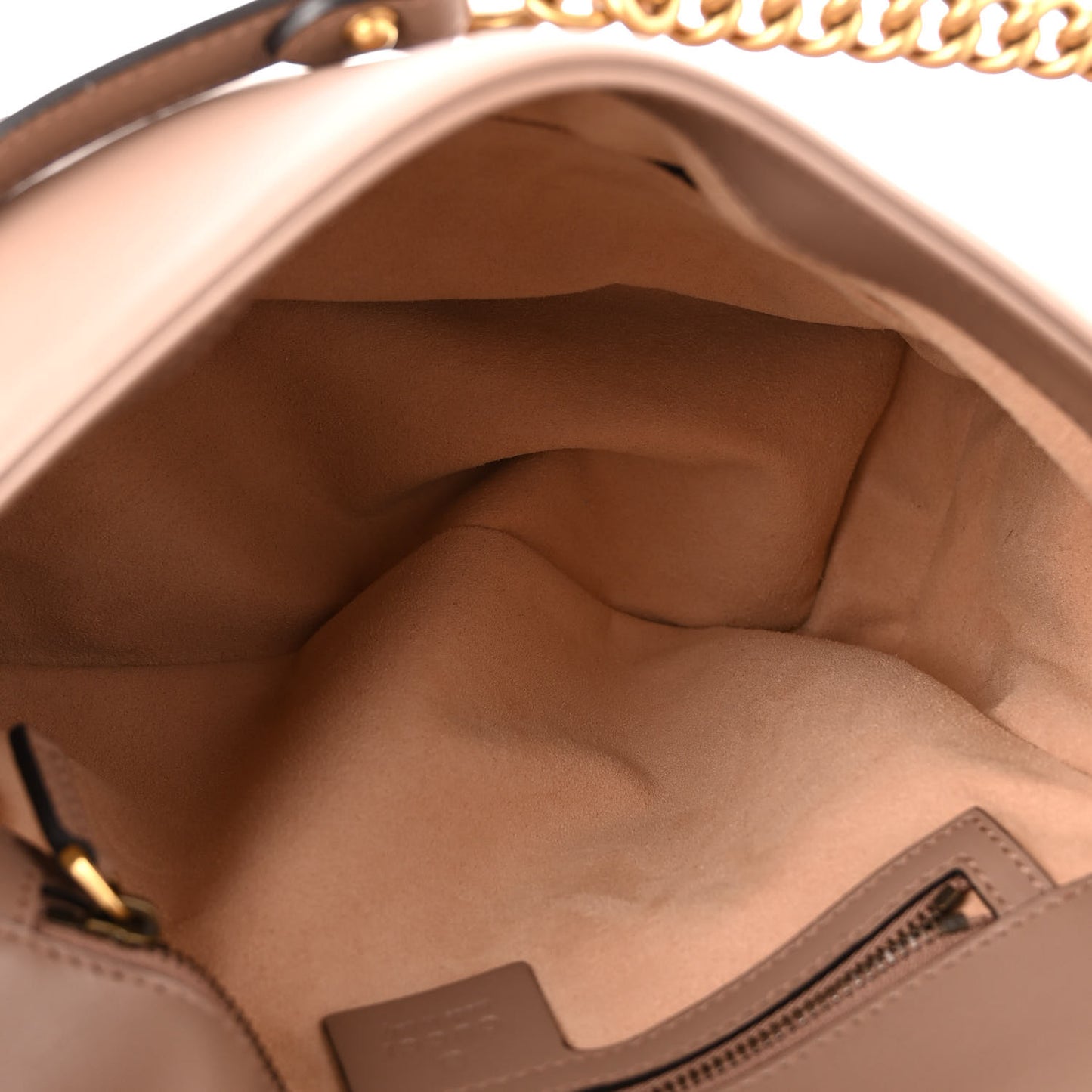 Calfskin Matelasse Small GG Marmont Top Handle Shoulder Bag Porcelain Rose
