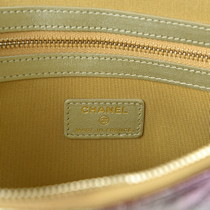 Chanel Metallic Goatskin Quilted Medium 2.55 Reissue Cosmetic Case Multicolor 5 of 9