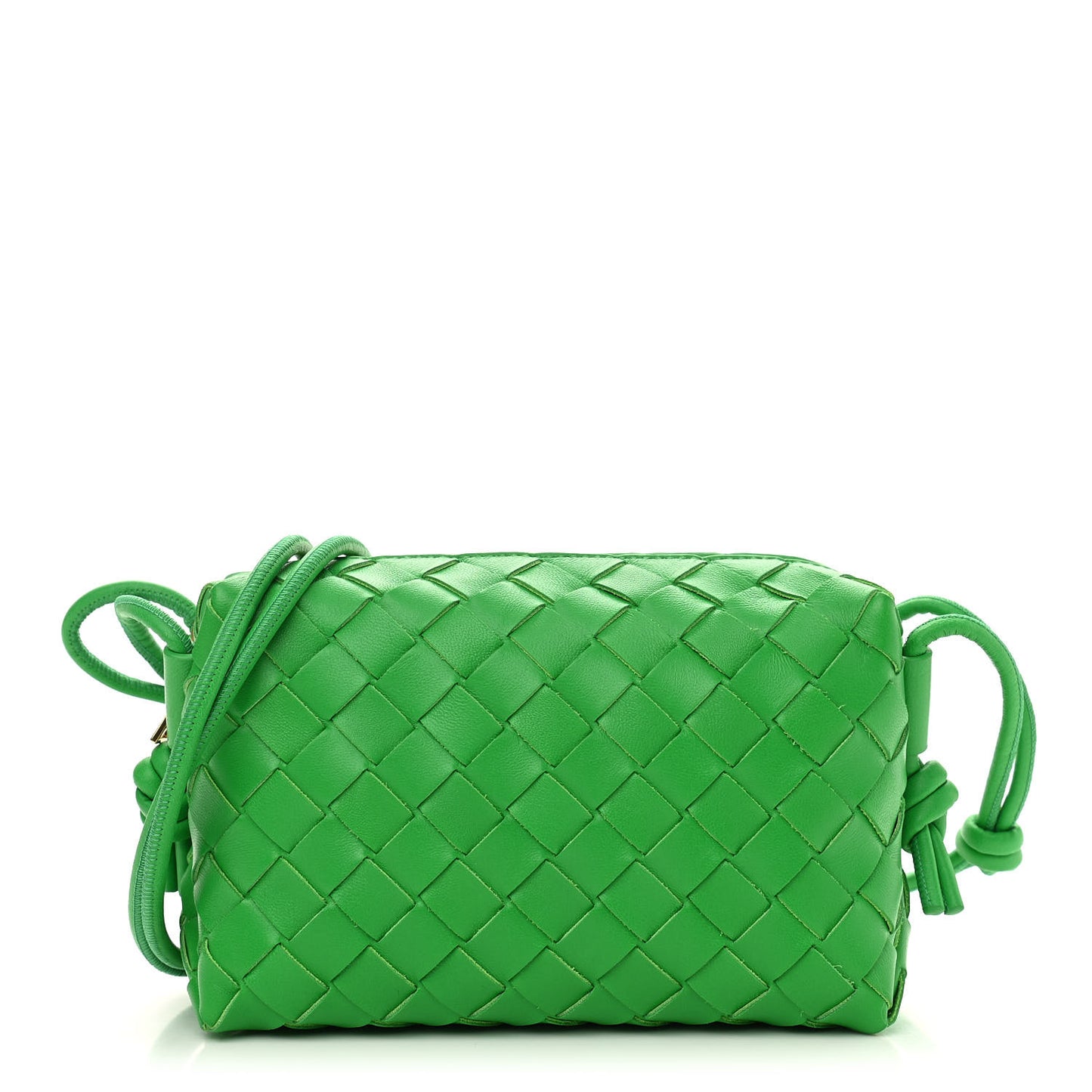 Nappa Intrecciato Mini Loop Camera Bag Parakeet