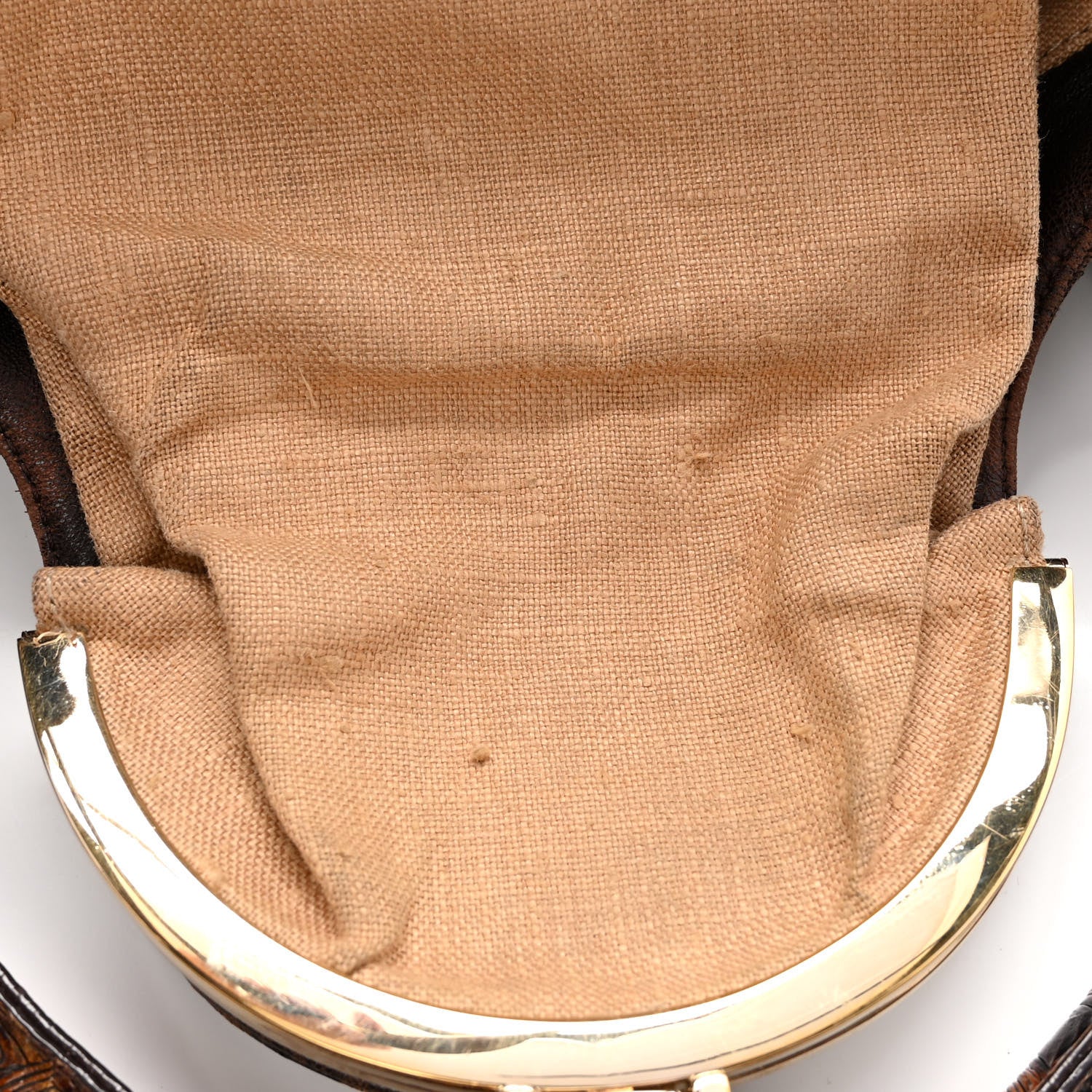Fendi Zucca Nappa Nuvolata Vitello Tortuga Spy Tobacco Moro 14 of 17