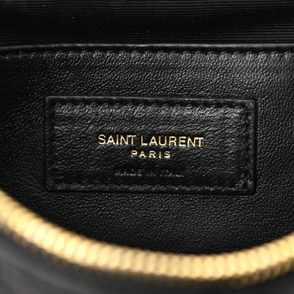 Saint Laurent Lambskin Quilted Vanity Bag Black 6 of 10