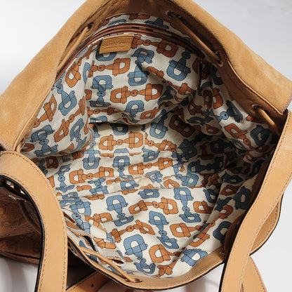 Gucci Guccissima Tribeca Messenger Bag Beige 5 of 7
