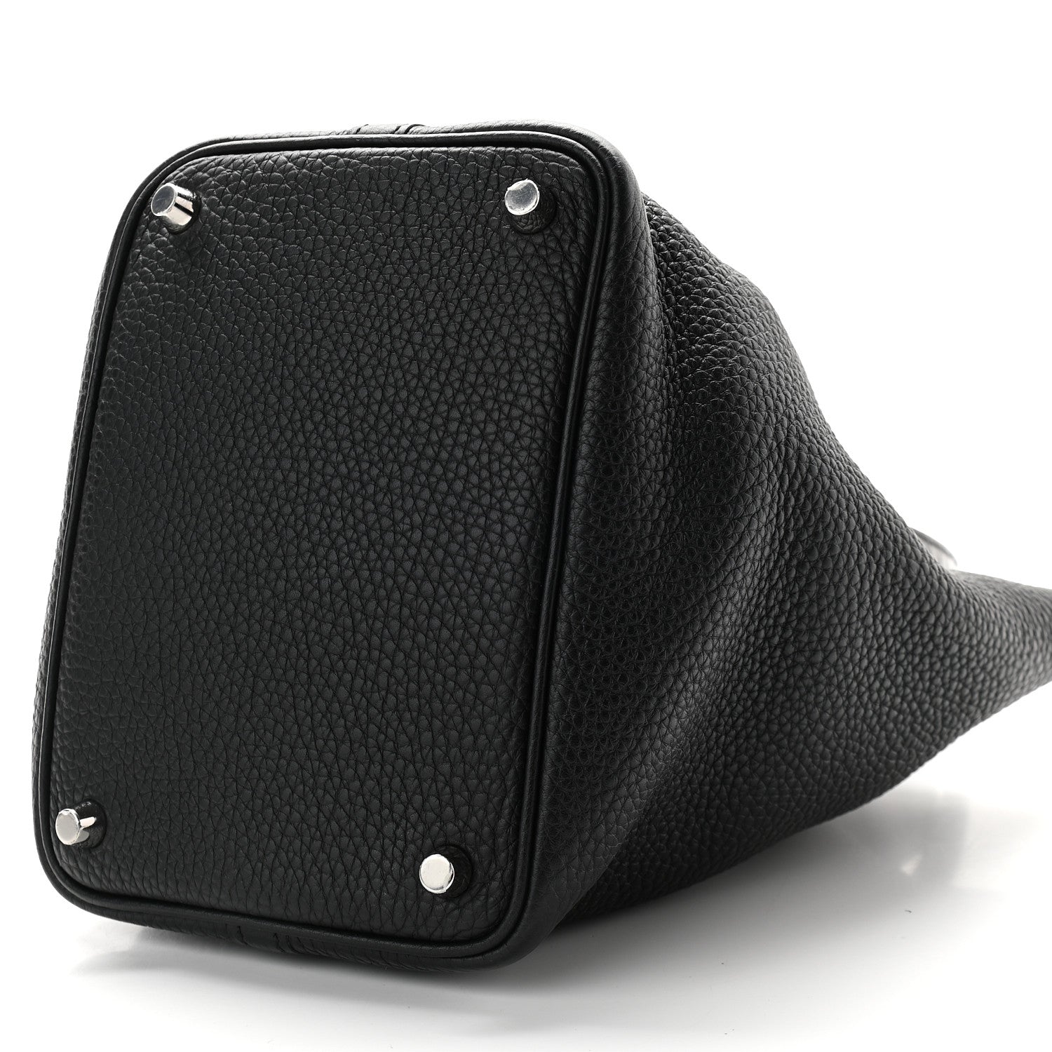 Hermes Taurillon Clemence Matte Alligator Picotin Lock Touch 18 PM Black 8 of 8