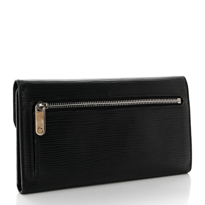 Louis Vuitton Epi Eugenie Wallet Black 3 of 7