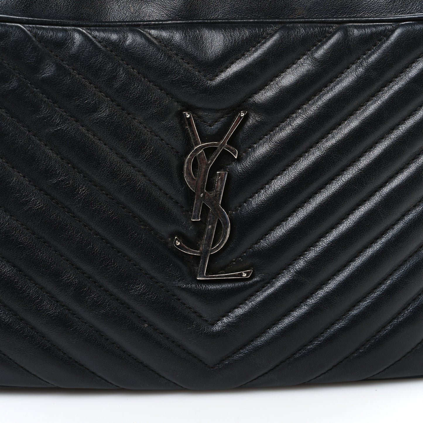 Calfskin Matelasse Monogram Lou Camera Bag Black