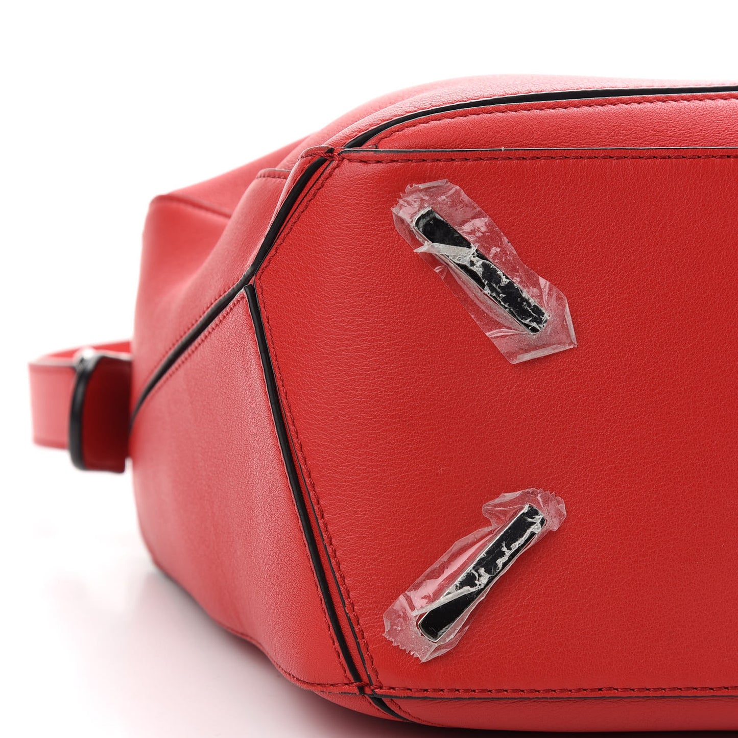 Calfskin Medium Puzzle Bag Scarlet