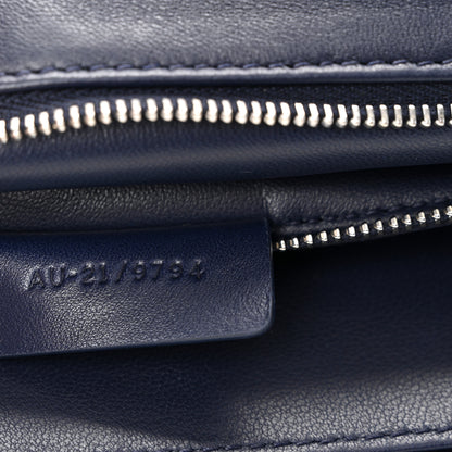 Salvatore Ferragamo Calfskin Small Front Flap Crossbody Bag Navy Blue 7 of 10