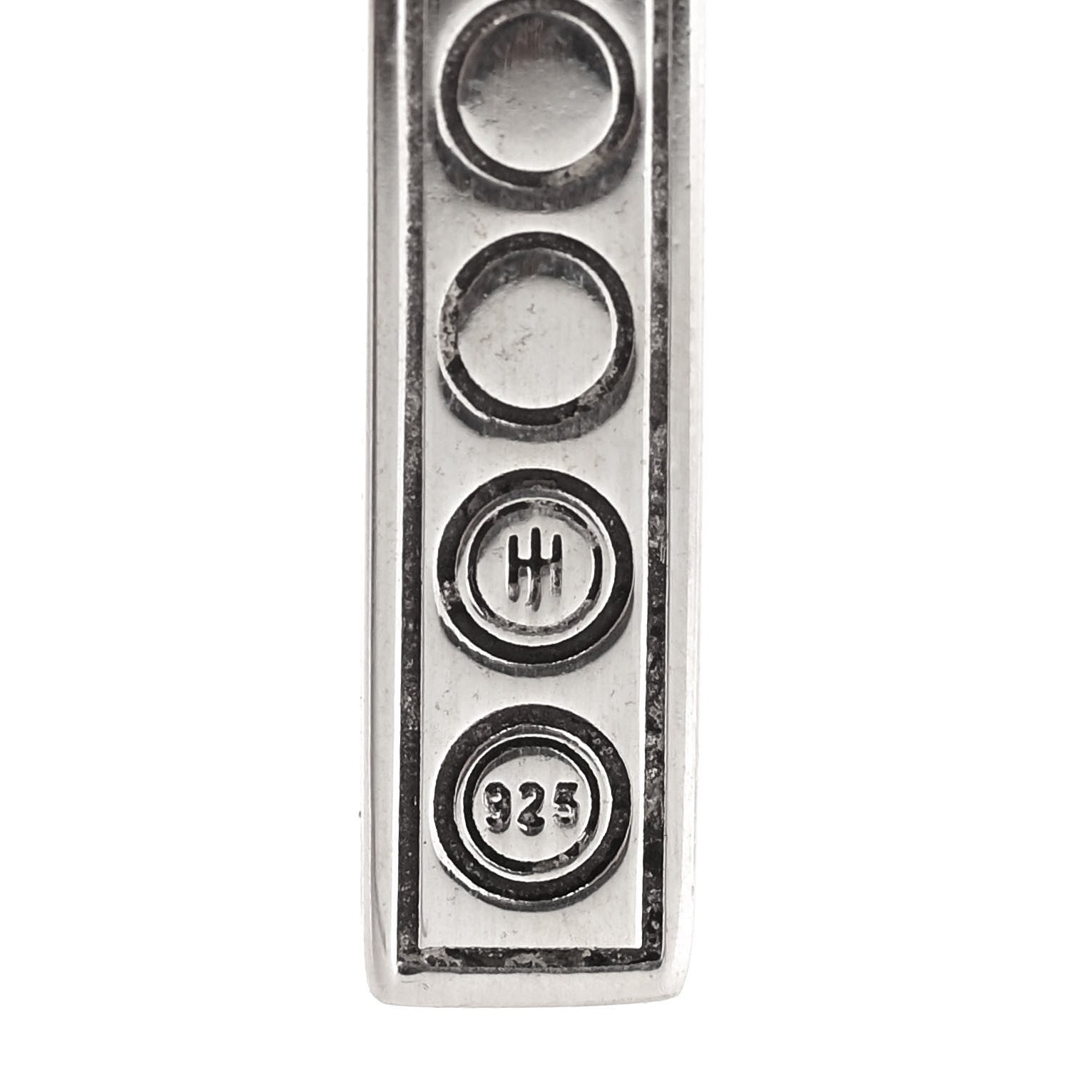 John Hardy Sterling Silver Linear Dot Earrings 4 of 4