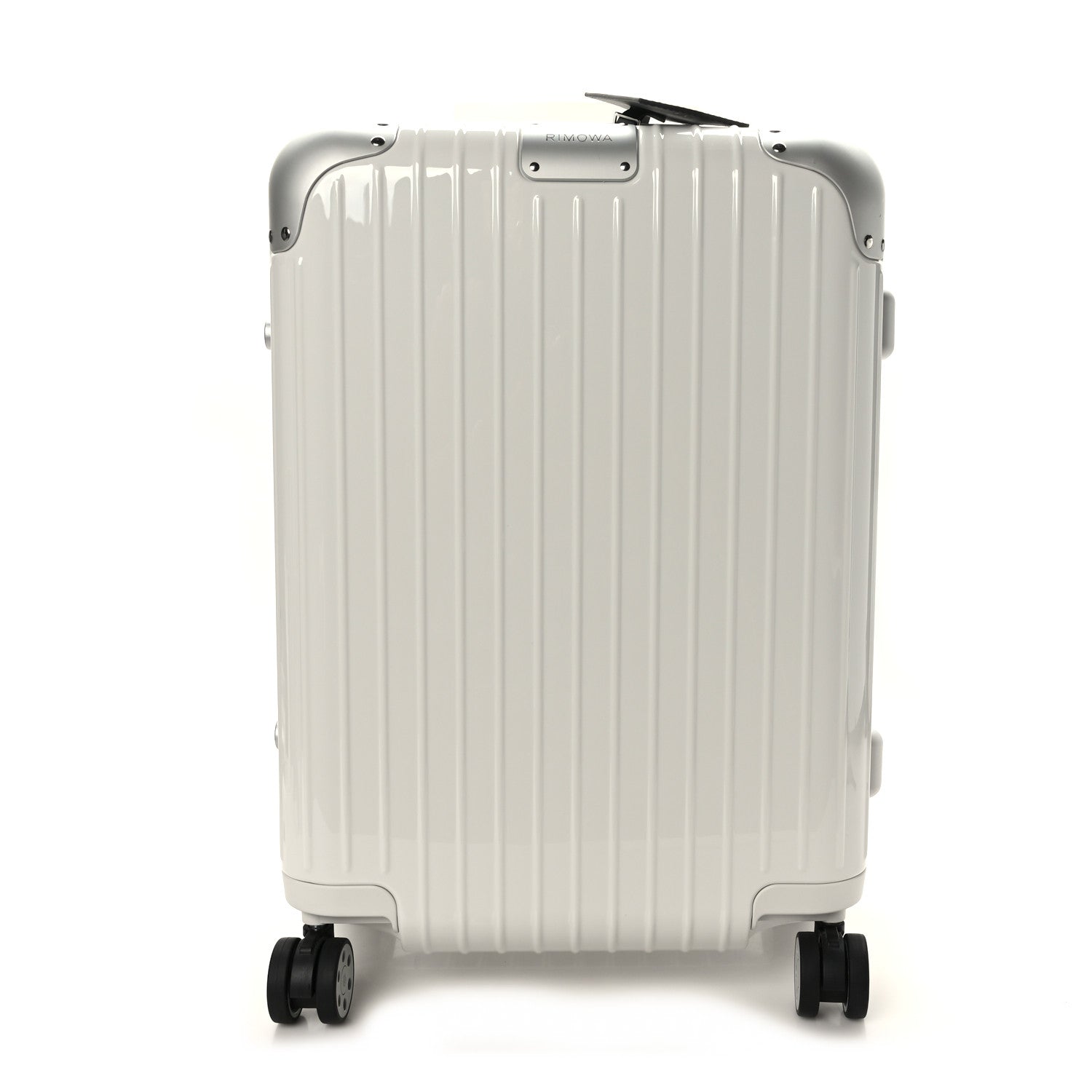 Rimowa Gloss Polycarbonate Aluminum Hybrid Cabin White 1 of 7