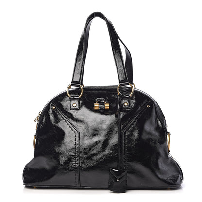 Saint Laurent Patent Large Muse Black 1 of 20