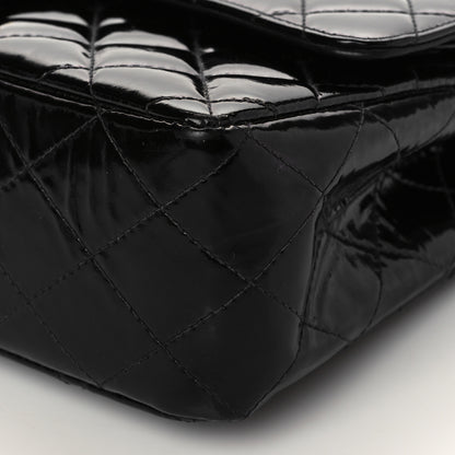 Chanel Patent Quilted Medium Double Flap Black 9 of 9