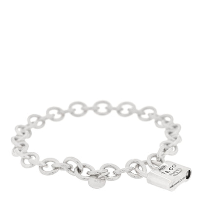 Tiffany Sterling Silver 1837 Lock Charm Bracelet 1 of 3