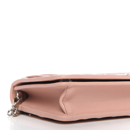 Prada Nappa Gaufre Wallet On Chain Orchidea 6 of 10