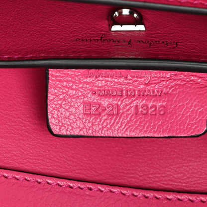 Salvatore Ferragamo Goatskin Gancini Crossbody Bag Fuxia 7 of 14