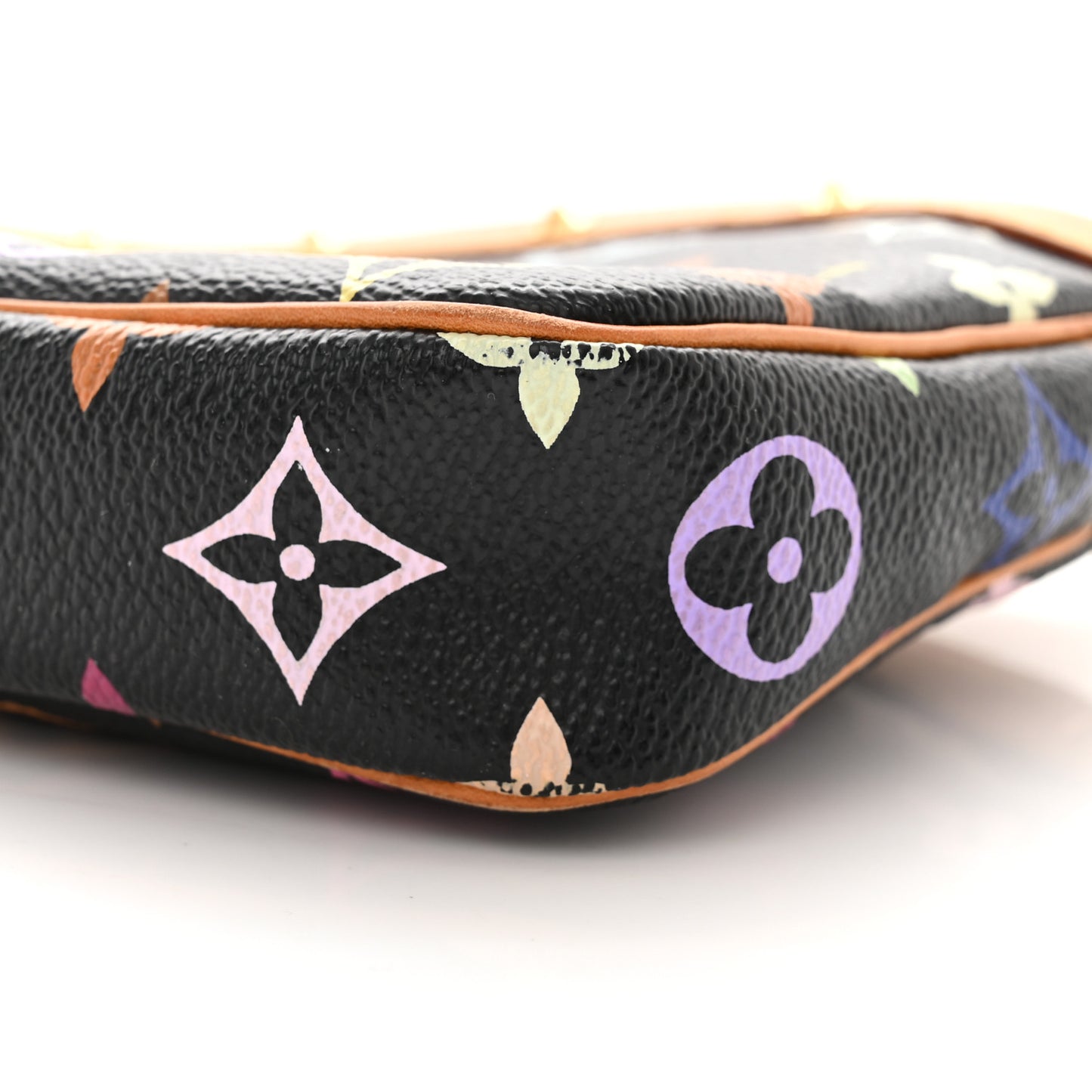 Monogram Multicolor Pochette Accessories Black