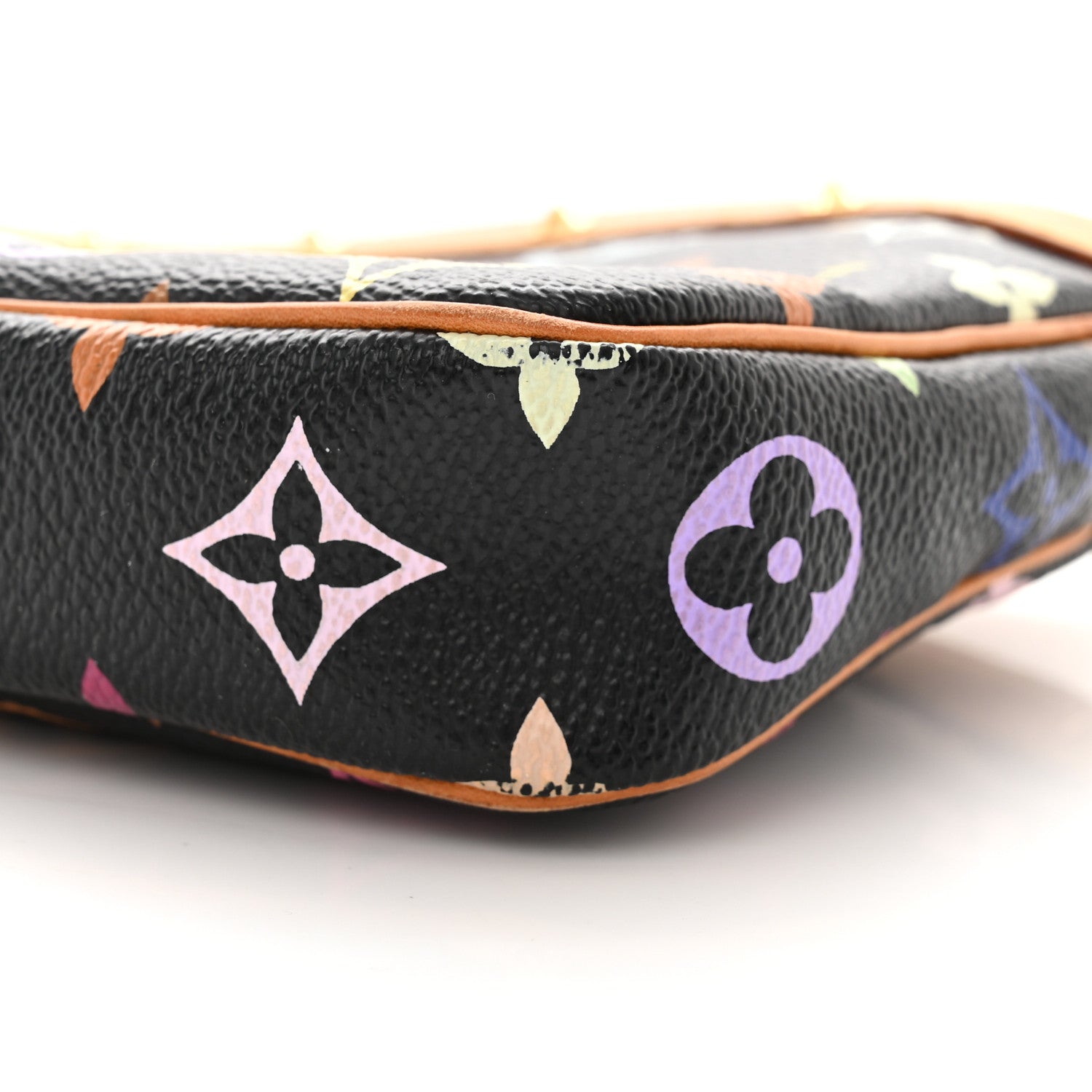 Louis Vuitton Monogram Multicolor Pochette Accessories Black 9 of 9