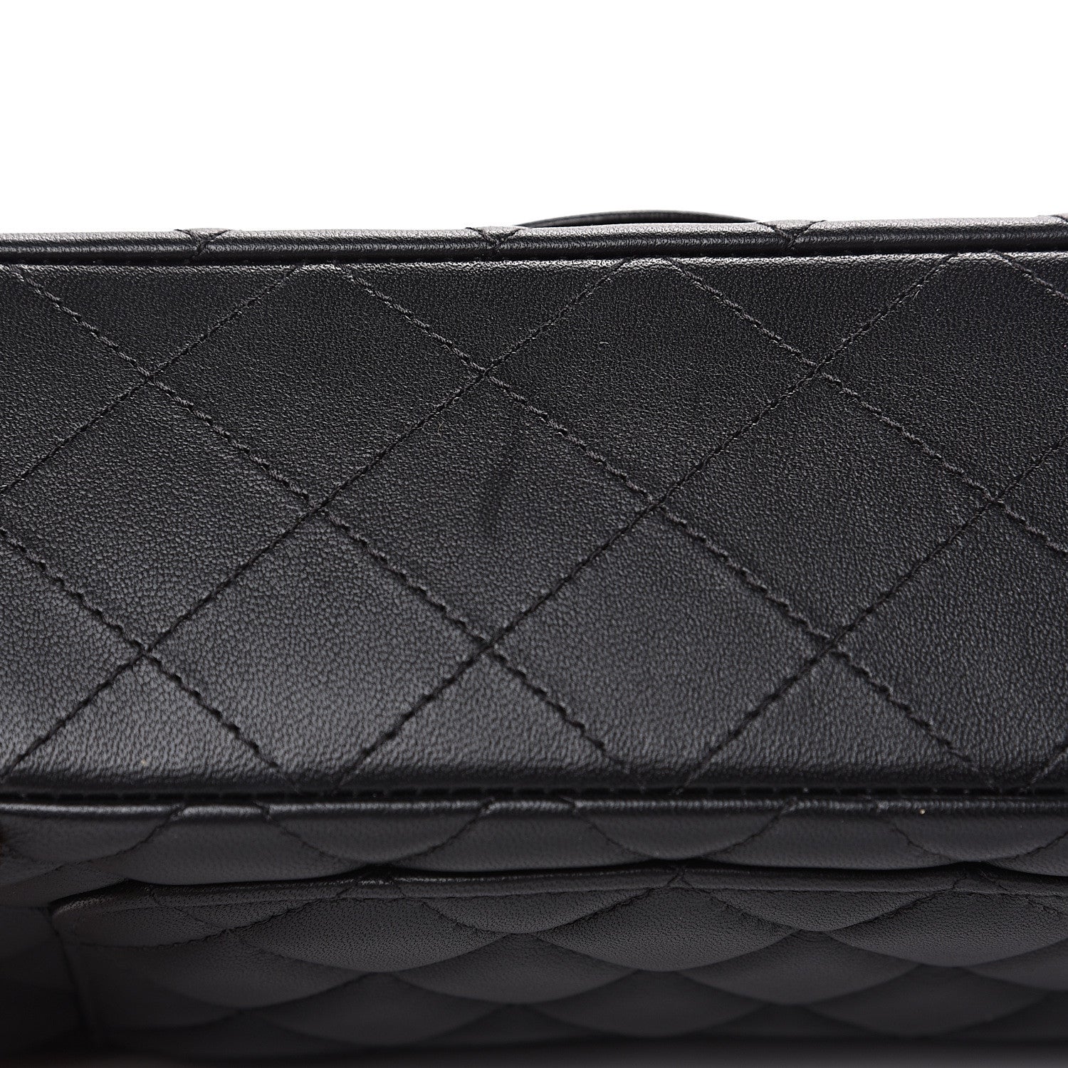 Chanel Lambskin Quilted Mini Rectangular Flap Black 9 of 12
