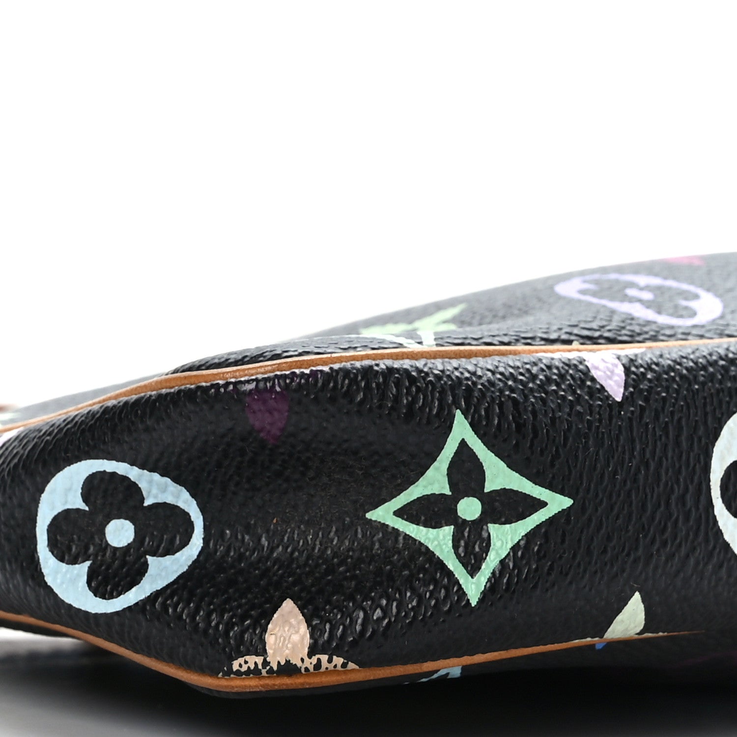 Louis Vuitton Monogram Multicolor Pochette Accessories Black 8 of 9