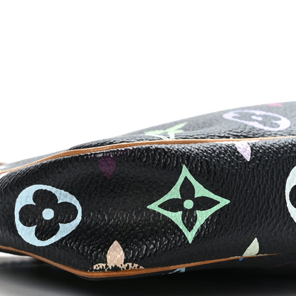 Louis Vuitton Monogram Multicolor Pochette Accessories Black 8 of 9