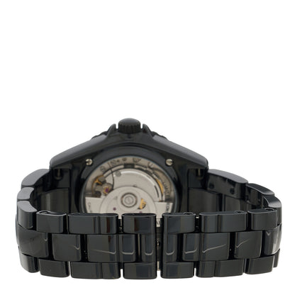 Chanel Stainless Steel Ceramic 38mm J12 Wanted de Chanel Automatic Watch Black 3 of 4