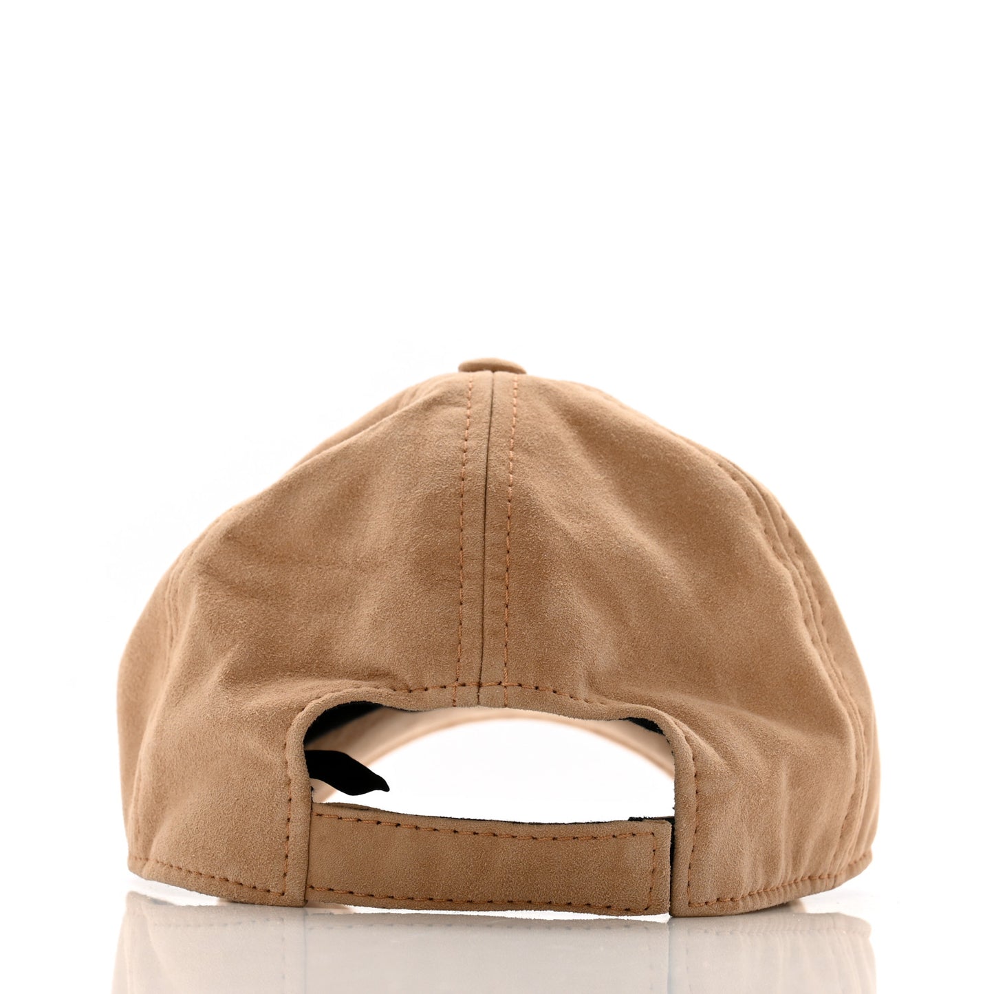 Suede Goatskin CC Cap Hat Beige