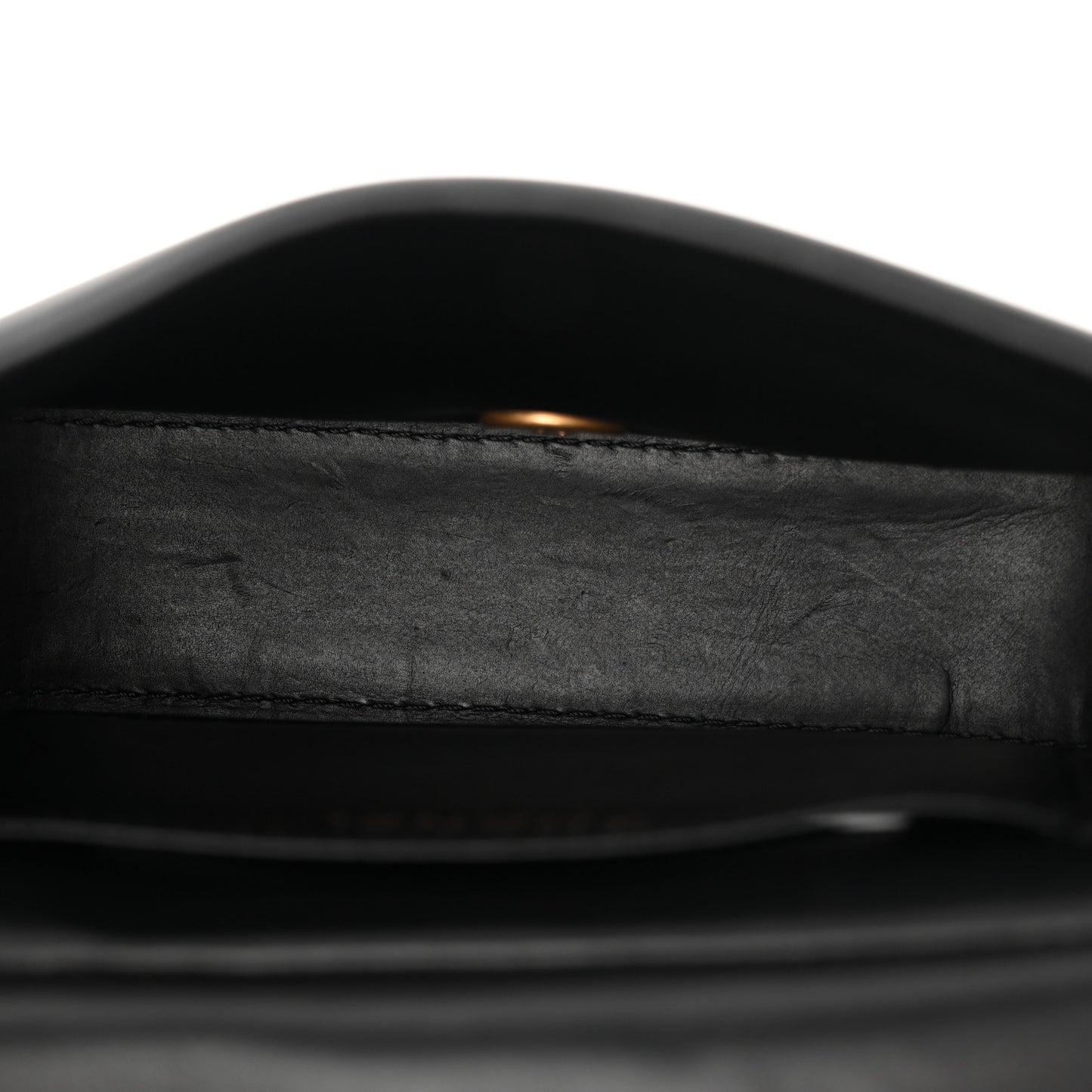 Calfskin Quilted Mini Nailed CC Flap Bag Black