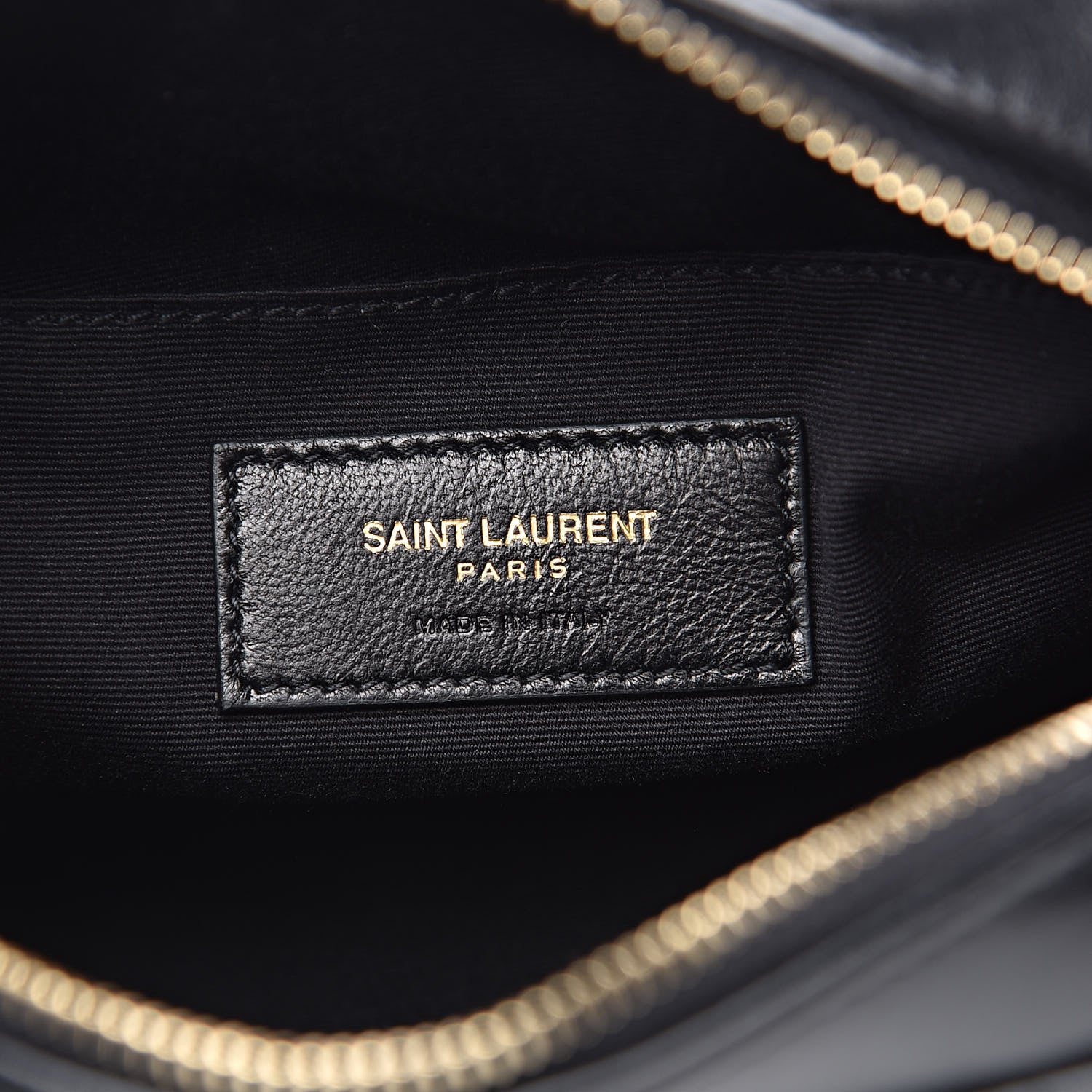 Saint Laurent Calfskin Matelasse Monogram Lou Belt Bag Black 6 of 10