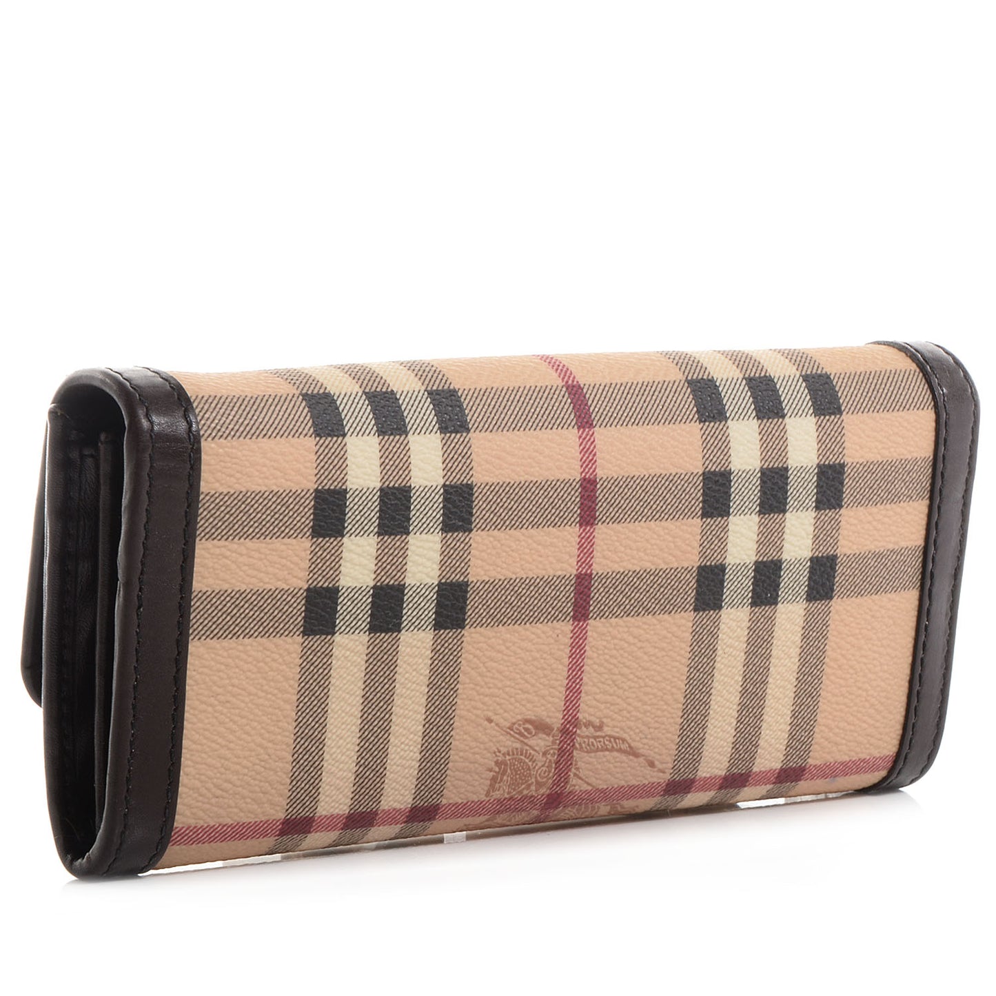 Haymarket Check Molly Continental Wallet Chocolate