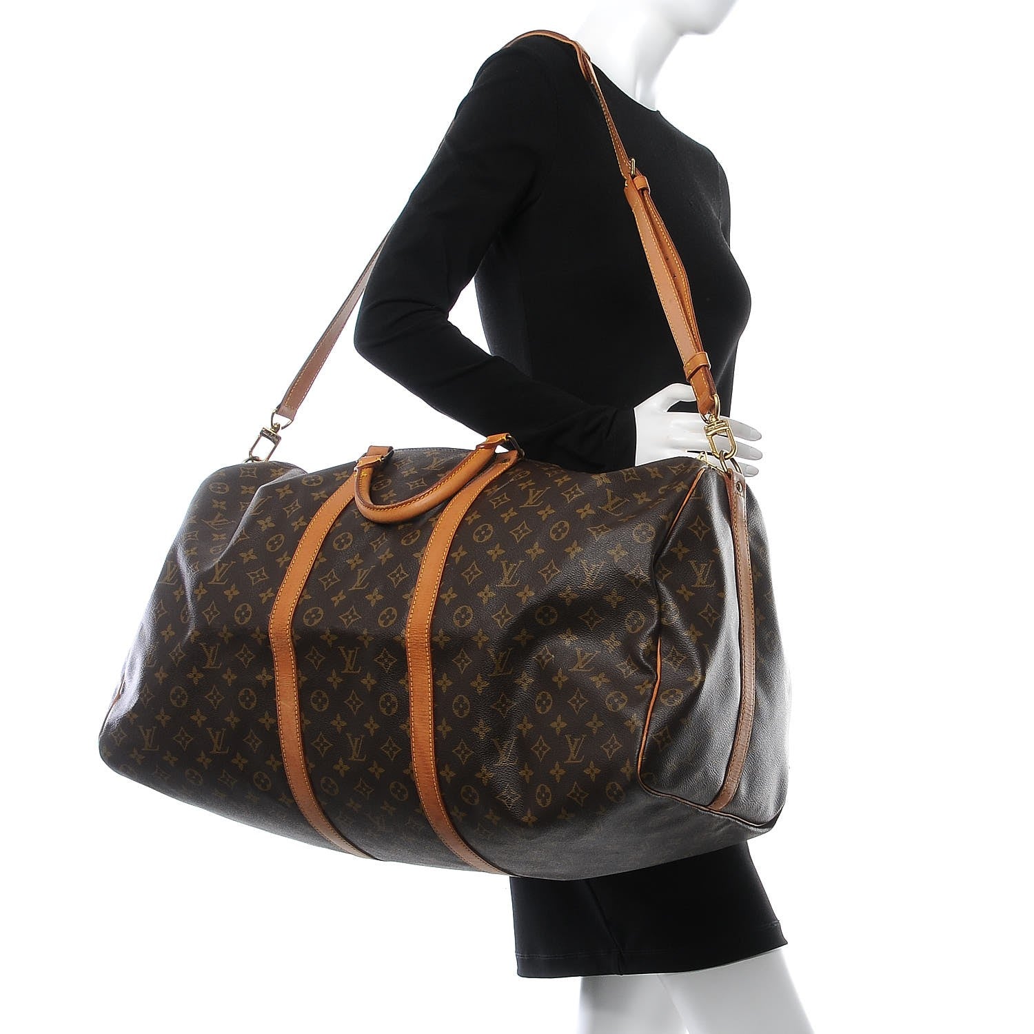 Louis Vuitton Monogram Keepall Bandouliere 60 3 of 18
