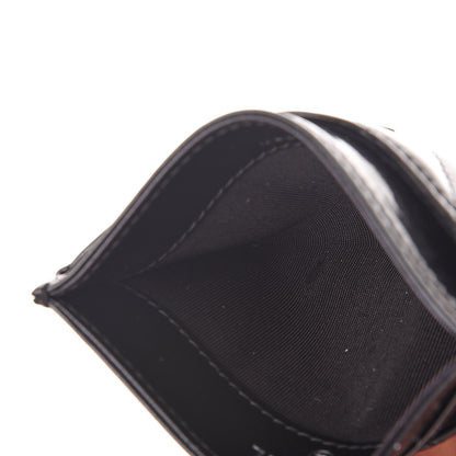 Chanel Patent Chevron Quilted Card Holder Black 5 of 9